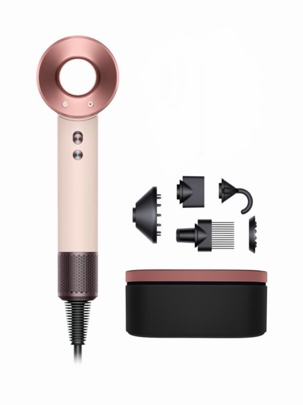 Dyson hairdryer- ceramic pink/rose goldcolour- FULL SET